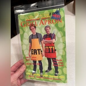 Smokin' Hot Grill Apron pattern